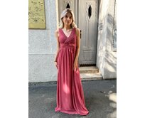 dlouhé šaty Clara Barva: malinová, Velikost: M malinová, M
