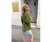 mušelínová košile Linda Barva: olivová olivová