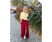 dlouhá sukně Cara Barva: vínová vínová