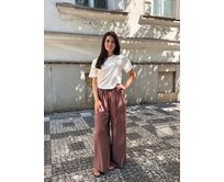 volné kalhoty Annie Barva: čokoládová čokoládová