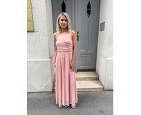 dlouhé tylové šaty Mia Barva: starorůžová starorůžová