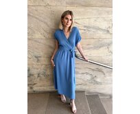 dlouhé šaty Debbie Barva: Modrá Modrá