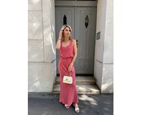 dlouhé šaty Romee Barva: khaki khaki