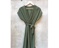dlouhé šaty Debbie Barva: khaki khaki