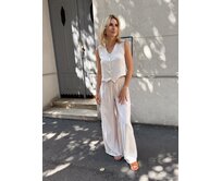 volné kalhoty Norah Barva: krémová krémová