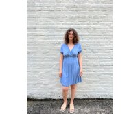 šaty Vanessa Barva: Modrá Modrá