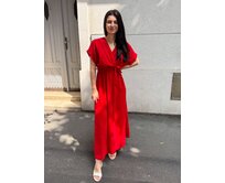 dlouhé šaty Paula Barva: červená červená