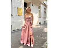 dlouhé šaty Jasmin Barva: tmavě modrá tmavě modrá