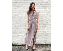 dlouhé šaty Amber Barva: taupe taupe
