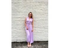 Maddey dlouhé šaty multi Barva: lila, Délka šatů: Prodloužená lila