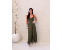 dlouhé šaty Elena Barva: khaki khaki