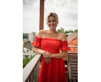 krátké šaty Ivy Barva: červená červená