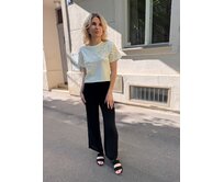 volné kalhoty Salma Barva: černá černá