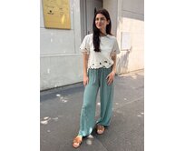 volné kalhoty Salma Barva: tmavě šedá tmavě šedá