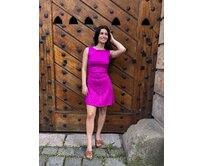 krátké šaty Eden Barva: švestková švestková