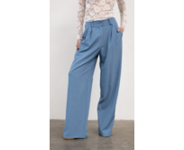 kalhoty Beatrice Barva: Modrá Modrá