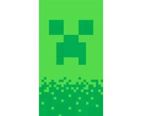 Jerry Fabrycs Minecraft Digital Creeper JFK103397 plážová osuška zelená 70x140 zelená