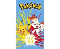 Jerry Fabrics Pokémon Fight AYM119597 plážová osuška modrá 70x140 modrá