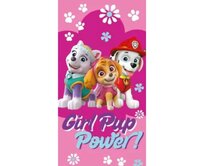 Carbotex Paw Patrol Girl BRM005907 plážová osuška růžová 70x140 růžová