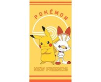 Carbotex Pokémon New Friends CBX3230678PIKA plážová osuška žlutá 70x140 žlutá
