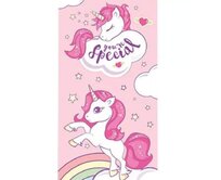 Kids Euroswan Unicorn Special EWA11479KL plážová osuška růžová 70x140 růžová