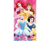 Jerry Fabrycs Disney Princess Heart JFK020340 plážová osuška růžová 70x140 růžová