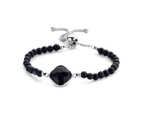 Victoria VBKACA73900 náramek černý kámen Black černá