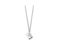 Victoria VBNACA68943 náhrdelník s psaníčkem Silver stříbrná