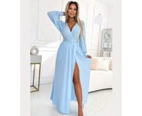 Numoco 536-1 Fiorella společenské šaty modré modrá, univerzální