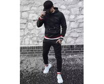 J.Style AX0662 pánská tepláková souprava černá černá, XL