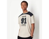 Armani Exchange 6LZTLGZJGAZ pánské tričko béžové béžová, M