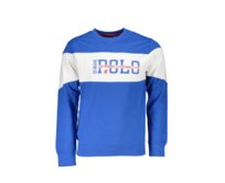 U.S. Grand Polo USF-663 pánská mikina modrá modrá, XL