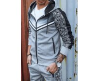 J.Style AX0595 tepláková souprava šedá šedá, 2XL