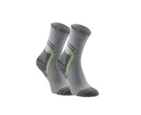 Högert KAHL sportovní ponožky 3 PACK šedá/zelená šedá/zelená, 43/44
