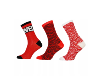Sun City Marvel VH3541 ponožky 3 Pack Mix Red červená, 39/42