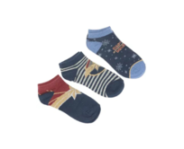 Sun City Captain Marvel VH3630 ponožky 3 Pack Mix modré modrá, 39/41