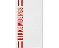 Bikkembergs BKK3MTW01 plážová osuška white 170x90 bílá