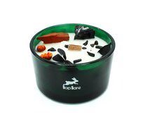 Awm Hop Hare Magická Květinová Svíčka s Krystaly - Ďábel 330g