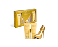 Aquarius Cosmetic Lady Secret Gold EDT 100 ml/15 ml + SG 120 ml TM 120 ml