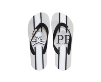 Philipp Plein BRD 90394 žabky Gray 42/43 černá, 42/43