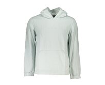 Calvin Klein 00GMS3W303 Pánská mikina s kapucí světle tyrkysová L Světle tyrkysová, L