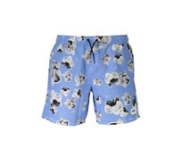 Karl Lagerfeld Beachwear KL20MBM12 Pánské plavky azurové M azurová, M