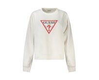 Guess Jeans W4YQ00KC811 Dámská mikina bílá L bílá, L