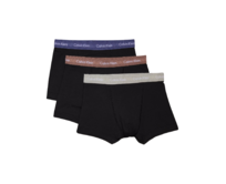 Calvin Klein 0000U2662G Boxer 3 PACK černé černá, M