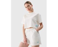 4F sportovní šortky 4FWSS25TSHOF531 bílé bílá, XL