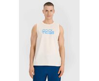 4F pánské tílko 4FWSS25TSLEM123 Bílá bílá, XL
