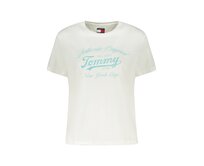 Tommy Jeans DW0DW21404 Dámské tričko bílé XL bílá, XL