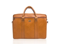 Solier SL03 Kilbridge Pánská kožená taška na notebook camel camel