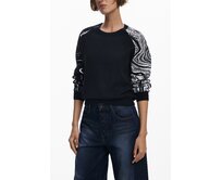 Desigual 25WWJF28 Dámská mikina černá L černá, L