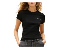Tommy Jeans DW0DW21164 Dámské tričko černé S černá, S